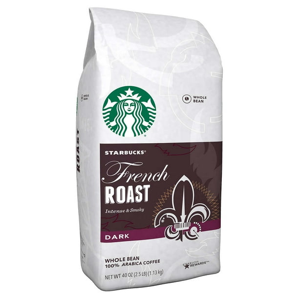 Starbucks French Roast Whole Bean Coffee 2.5 lbs
