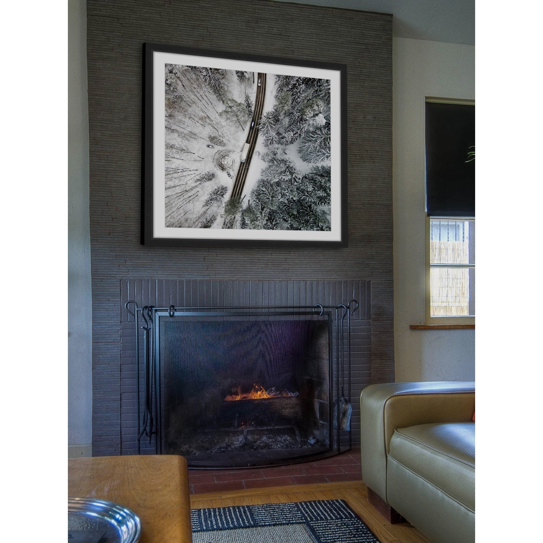 Marmont Hill "White Terrain" by Karolis Janulis Framed Painting Print