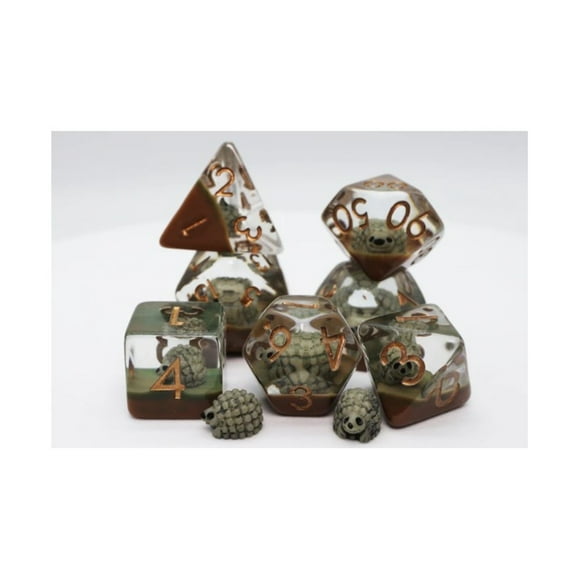 Foam Brain Games Poly Set - Hedgehog w/Bronze (7) New