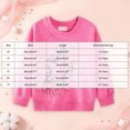 thumbnail image 3 of YDFCWXW Girls Cotton Pullover Sweatshirts Kids Sequin Star Pattern Crewneck Tops (Pink, 4-5 Years), 3 of 9
