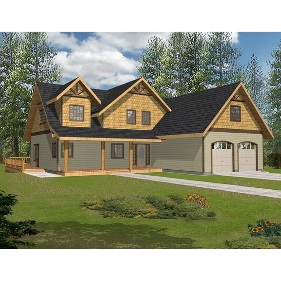 001-3181: Beach & coastal 3 Bed, 2 Bath Luxury Home Plan, 2600 Sq Ft: Full Blueprints with License to Build by Home Plan Marketplace - Lesuto