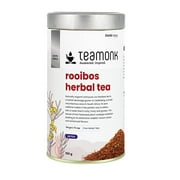 Teamonk Rooibos Caffeine Free Herbal Infusion Tea Leaf - 150g | Rich in Antioxidants. Helps to Lose Weight Fast.