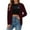 C-Red343, variant on Women Knit Sweater Coat With Leaf Edge Design Solid Color Open Front Casual Cardigan For Fall Winter Trendy Coat