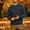 Army Green, variant on WRFWUL Mens Cable Knit Sweater Textured Long Sleeve Crewneck Pullover Warm Winter Casual Thick Top