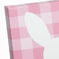 thumbnail image 5 of Creative Products Pink Buffalo Check Bunny Silhouette 11x14 Canvas Wall Art, 5 of 5