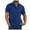 16# Royal Blue, variant on Qwertyu Mens Short Sleeve Dress Fit Shirts Casual Wrinkle Free Shirt Plaid Collar Summer Button Down Shirts Royal Blue M
