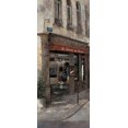 thumbnail image 2 of Hak, Chiu Tak 10x18 Black Ornate Wood Framed with Double Matting Museum Art Print Titled - La Taverne, 2 of 4
