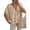 Khaki, variant on Women Short Sleeve Knitted Button Up V Neck Casual Sweater Top