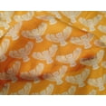 thumbnail image 4 of oneOone Silk Tabby Fabric Owl Block Printed Craft Fabric BTY 42 Inch Wide, 4 of 4