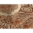 thumbnail image 4 of Ambesonne Ethnic Quilted Bedspread Set 3 Pcs, Mandala Paisley Floral Art, King Size, Dark Brown Pale Brown, 4 of 5
