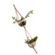 thumbnail image 5 of Billuyoard Macramé Vintage para plantas, colgador para interiores y exteriores, maceta, cesta, cuerda de yute Jardín y Patio marrón 2 capas 122cm, 5 of 6