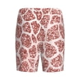 thumbnail image 2 of Lsque Rose Gold Abstract Spots Mens Sleep Pajama Shorts,Short Pajama Pants, Cotton Ultra-Soft Knit-Medium, 2 of 9