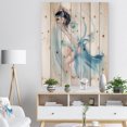 thumbnail image 3 of Design Art - Danseuse Femme en Robe Bleue, 3 of 5