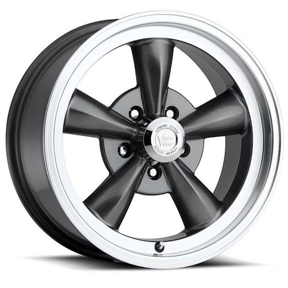 Vision Wheel 141H5873GM-19 15 x 8 in. Legend 5 Wheel, Gunmetal - 3.750 in. Backspace - 5 x 5.00 in.