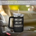 thumbnail image 3 of Dad Gifts from Daughter - Gifts for Dad from Daughter - Christmas Gifts for Dad, Dad Christmas Gifts, Fathers Day Gift, Birthday Gifts for Dad - New Dad Gifts for Men, Father Gifts - 40 Oz Tumbler, 3 of 4