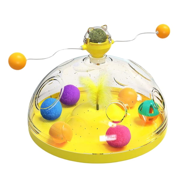 Juguete para Gatos Zulema Juguetes Educativos Hierba Gatera Natural Amarillo