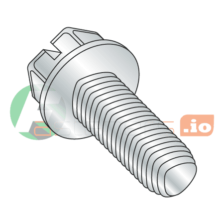 

1/2-13 x 2 1/2 Full Trilobe Thread Forming Screws / Slotted / Hex Washer Head / Steel / Zinc (Quantity: 200 pcs)