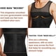 thumbnail image 2 of Men Waist Trimmer Belt Wrap Trainer Hot Swear Shirt Corset Slimming Body Shaper, 2 of 4