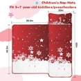thumbnail image 5 of Red Christmas Snowflake Pattern Toddler Nap Mats for Kids Preschool,50"x20" Sleeping Mat Bag or Kids,Toddler Sleeping Bag,Toddler Nap Mat or Daycare, 5 of 6