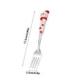 thumbnail image 4 of Vxdvou Christmas Spoon & Fork Set, Holiday Stainless Steel Cutlery with Santa & Christmas Tree Design, Unique Tableware for Christmas Parties, Kitchen Decor for Holiday Meals, 4 of 9
