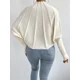 thumbnail image 2 of Suéter de punto suelto de color sólido con cuello alto de Bornladies para mujer, suéter de manga larga con base de murciélago para otoño e invierno, jersey cálido para mujer, 2 of 6
