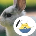 thumbnail image 4 of Chaqueta Vaquera Ajustable Con Arnés De Conejo Para Animal Peque?o L Amarillo Sunnimix Arnés de conejo, 4 of 6