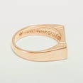thumbnail image 3 of LBG British Made 18k Rose Gold Natural Ruby Mens Band Ring - 25 size options - Size 6, 3 of 5