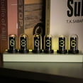 thumbnail image 4 of stanreset Nixie Tube Clock IPS Screen Desktop Alarm Clock For Home Office Aluminum Alloy RGB Nixie Tube Clock D, 4 of 6