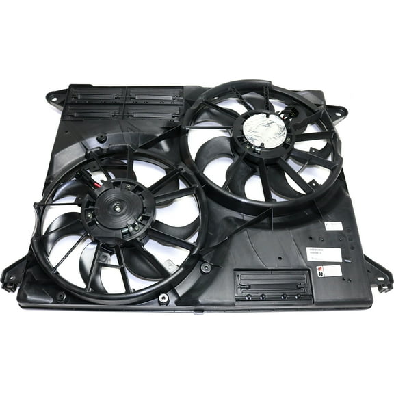 Replacement REPF160938 Cooling Fan Assembly Compatible with 2015-2020 Ford Edge 2016-2018 Lincoln MKX Radiator