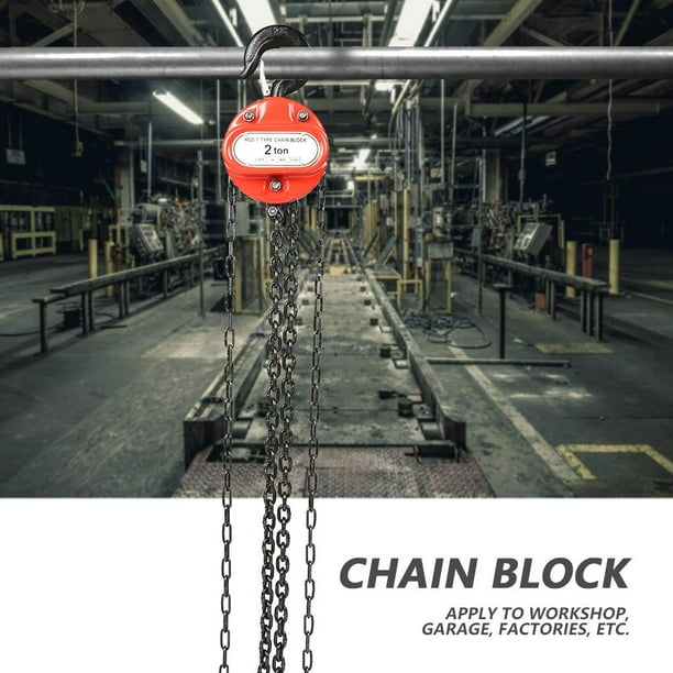 Ccdes Chain Hoist Block, 2 T MANUAL OPERATED CHAIN FALL ENGINE HOIST