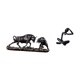 thumbnail image 5 of Escultura abstracta de animal pensante, figura decorativa de colección, obra de arte para escritorio, estante, regalo de cumpleaños, estilo Feng Shui, 5 of 8