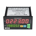 thumbnail image 1 of Amdohai Multi-functional Dual Light-emitting Diode Display Digital Counter 90~265V AC/DC Length Meter with 2 Relay Output and Pulse PNP NPN, 1 of 7