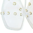 thumbnail image 4 of Steve Madden Women's Studded Pearl Embellished Slide-On Flat Sandals, 4 of 5