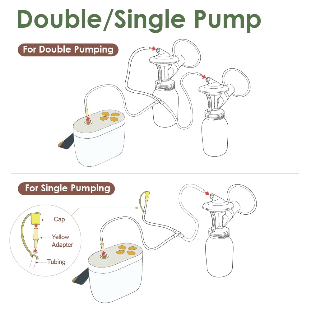Maymom MyFit Flange Set 19mm Small Shield Tube Valve Base Connector Compatible with Medela new Pump in Style Maxflow Breast Pump Not Original Medela Pump Parts Replace Medela PersonalFit Flex