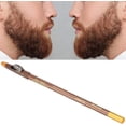thumbnail image 4 of Beard Pencil Filler for Men Thick Beard Shaping Tool with Sharpener, Compact Design Beard Colouring for Men, Beard Liner Pen for Beard, Hairline and Beard Shaping (light brown), 4 of 8