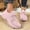 Pink, variant on Women Breathable Knit Lace Up Walking Sneakers, Thick Cushioned Sole Lightweight Daily Commute Casual Outdoor Footwear Black 6