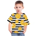 thumbnail image 5 of Penkiiy Boys Girls T Shirts Striped Lemon Printed Graphic Tees Shirts Crewneck Short Sleeve for Kids 7-8 Years Multicolor, 5 of 5