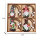 thumbnail image 3 of Adornos de madera navideña de 12 piezas - Decoraciones colgantes de rodajas de madera con sombreros para árbol, chimenea y decoración navideña, 3 of 6