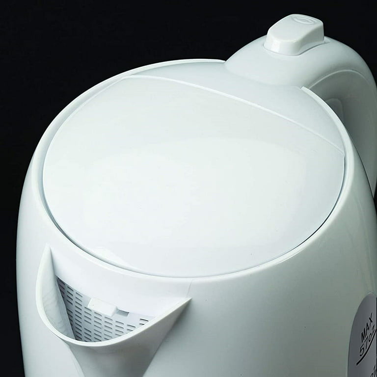 Capresso H2O Glass Water Kettle, White