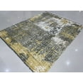 thumbnail image 5 of EORC Ivory / GOLD Hand Knotted Wool Transitional Modern Rug, 7' x 9', 5 of 8