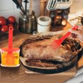 thumbnail image 4 of Grill Oil Brush Household Seasoning Brush,Oil Brush for Barbecue & Baking,High Temperature Resistant Basting Brush with Fine Bristles,Multi-Purpose Kitchen Tool,Easy Grip Handle & Bottle(Pink), 4 of 5