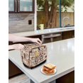 thumbnail image 3 of Farmhouse Coffee Time Toaster Cover 2 Slice, Small Kitchen Appliance Covers, Vintage Gnomes Desserts Khaki Plaid Toaster Oven Cover with Loop, Bread Machine Cover Polyester Dust Cover Protection, 3 of 4