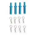 thumbnail image 3 of RC Body Post Mounts For 1:10 HSP 94111 94108 94188 08007 Aluminum Alloy RC Car Shell Column With Shell Buckle, 3 of 8