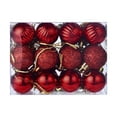 thumbnail image 1 of 24Pcs 30mm Christmas  Tree Ball Bauble Hanging Home Party Ornament Decor, 1 of 3