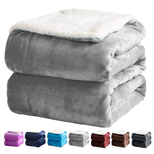 SONORO KATE Sherpa Fleece Blanket King Size Luxurious Double