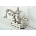 thumbnail image 2 of Kingston Brass KB1606AL Heritage 4 in. Centerset Bathroom Faucet, Polished Nickel, 2 of 5