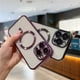 thumbnail image 5 of For Magsafe iPhone 14 Pro Case Luxury Plating Clear Magnetic Silicone Case For iPhone 13 12 11 Pro Max Soft Shockproof Cover, 5 of 5