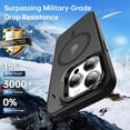thumbnail image 4 of Case for iPhone 12 Case/iPhone 12 Pro Translucent Matte with Screen Protector - Built-in Camera Stand - Slim Fit Protective Phone Case 6.1” for Men Women Girls - Black, 4 of 14