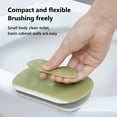 thumbnail image 5 of HengDidi 3-in-1 Multipurpose Cleaning Brush with Squeegee & Sponge, Compact Kitchen/Bathroom Scrubber for Glass/Stove/Tiles - Non-Slip Ergonomic Grip, 5 of 5
