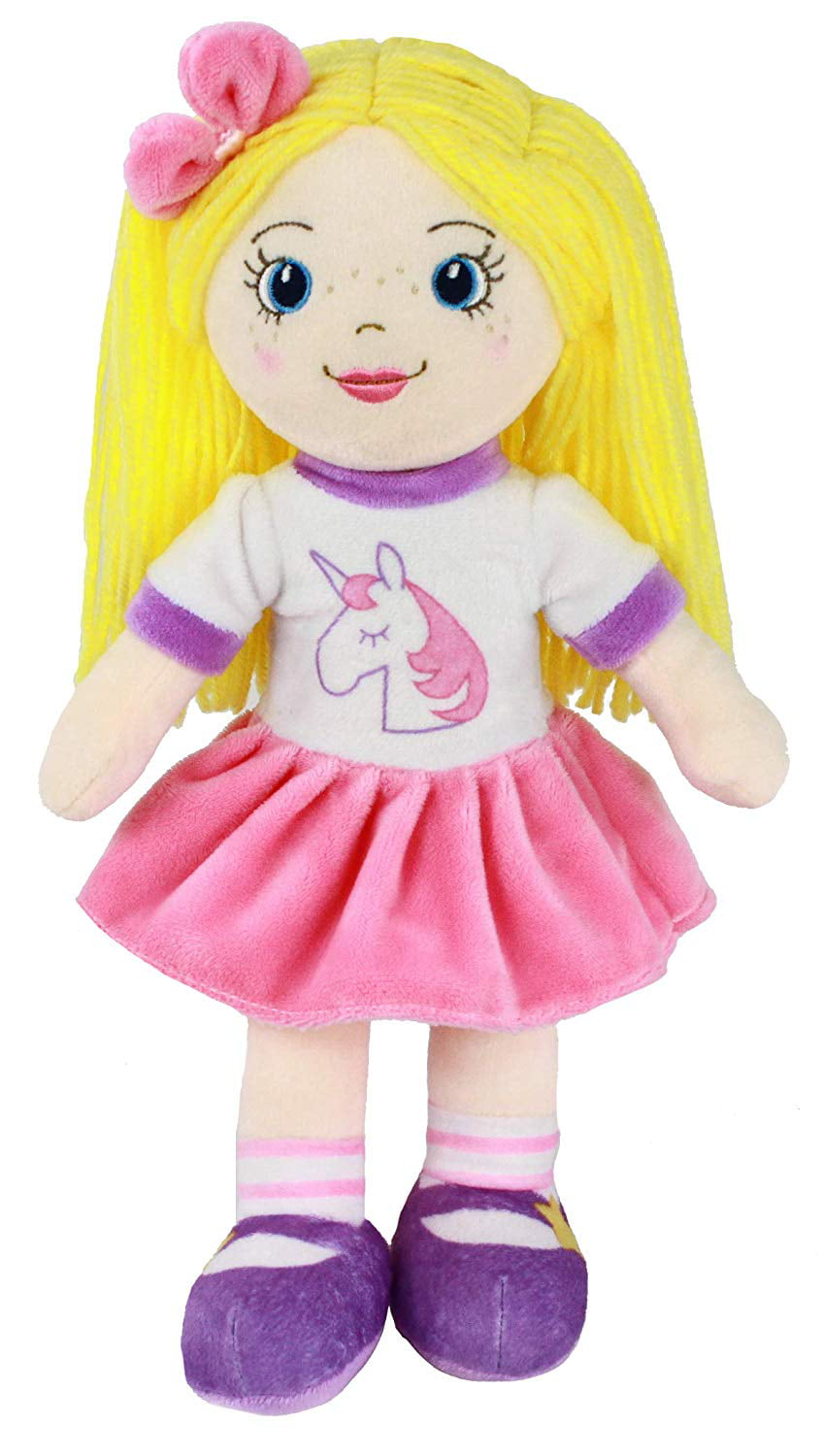 Safe for All Ages Plush Baby Toy 14” First Baby Doll for Kids Playtime by Eimmie Soft Rag Doll Julie The Salsa Dancer 